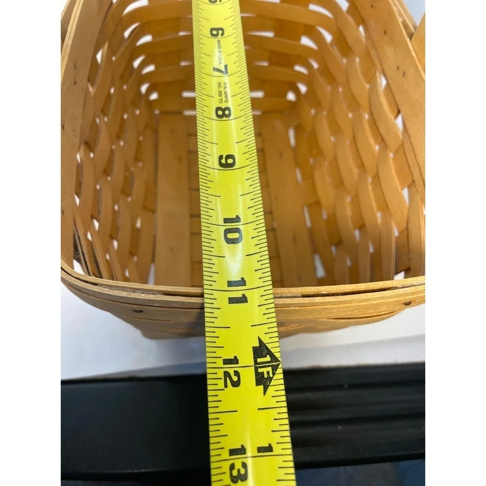 Vintage‎ Longaberger Basket Single Handle  9x5x5 rectangle 1992